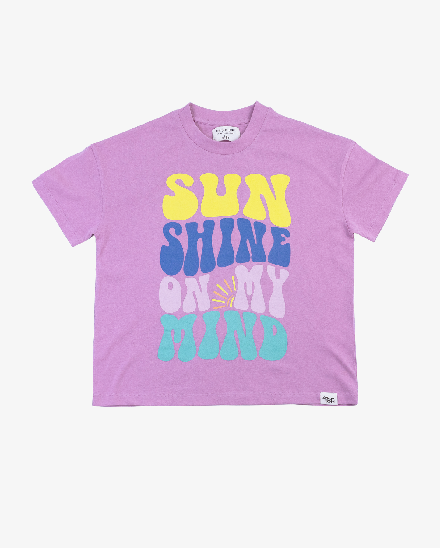 The Girl Club Relaxed Tee Lilac Sunshine