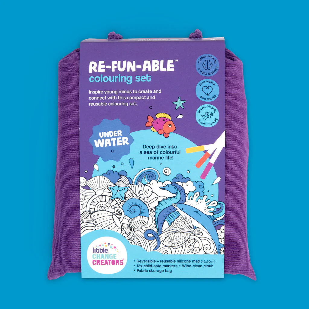 Little Change Creators Re-FUN-Able Colouring Set Underwater