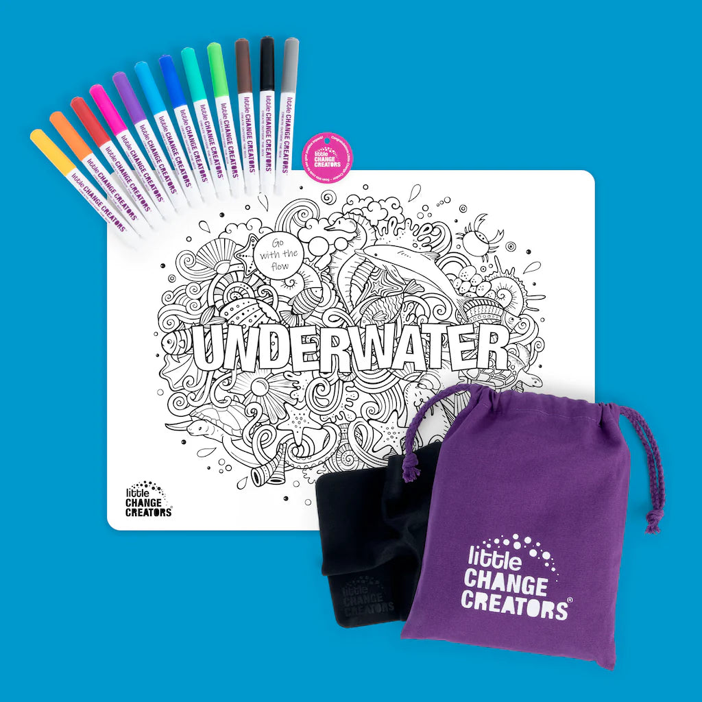 Little Change Creators Re-FUN-Able Colouring Set Underwater