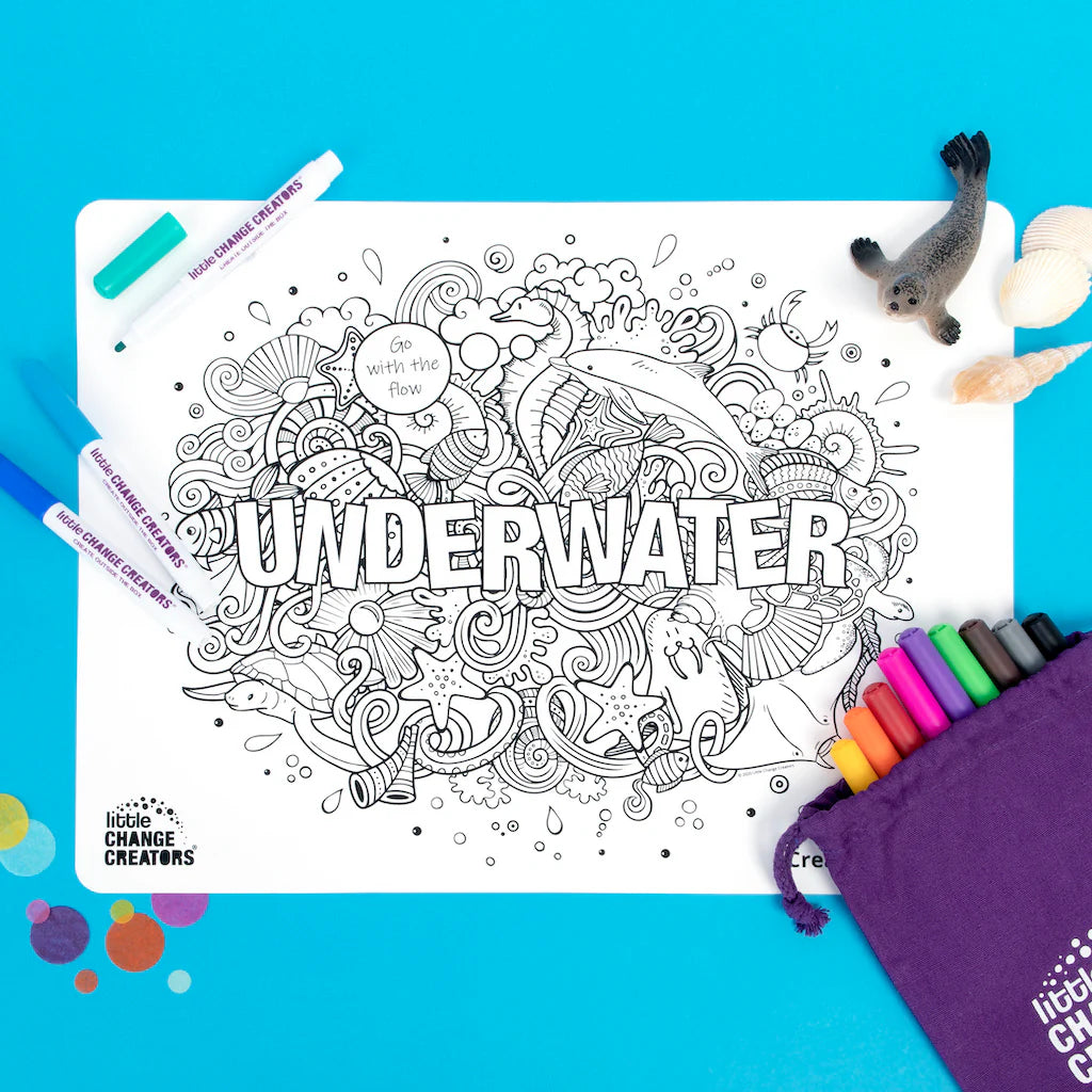 Little Change Creators Re-FUN-Able Colouring Set Underwater