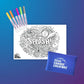 Little Change Creators Pocket Reuseable Colouring Set Splash