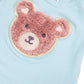 Huxbaby Rainbow Fur Bear T-Shirt - Sky