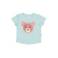 Huxbaby Rainbow Fur Bear T-Shirt - Sky