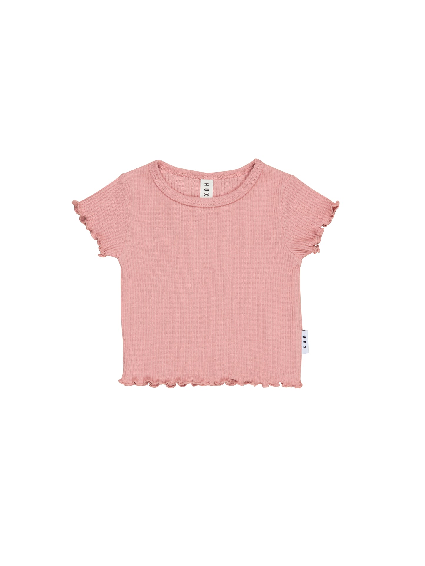 Huxbaby Dusty Rose Rib Tee