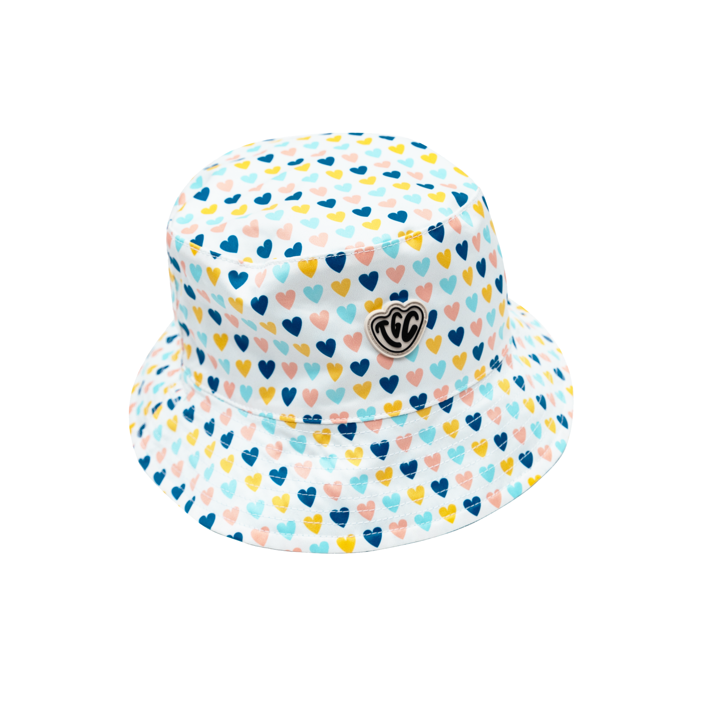 The Girl Club Lucky Hearts Reversible Bucket Hat