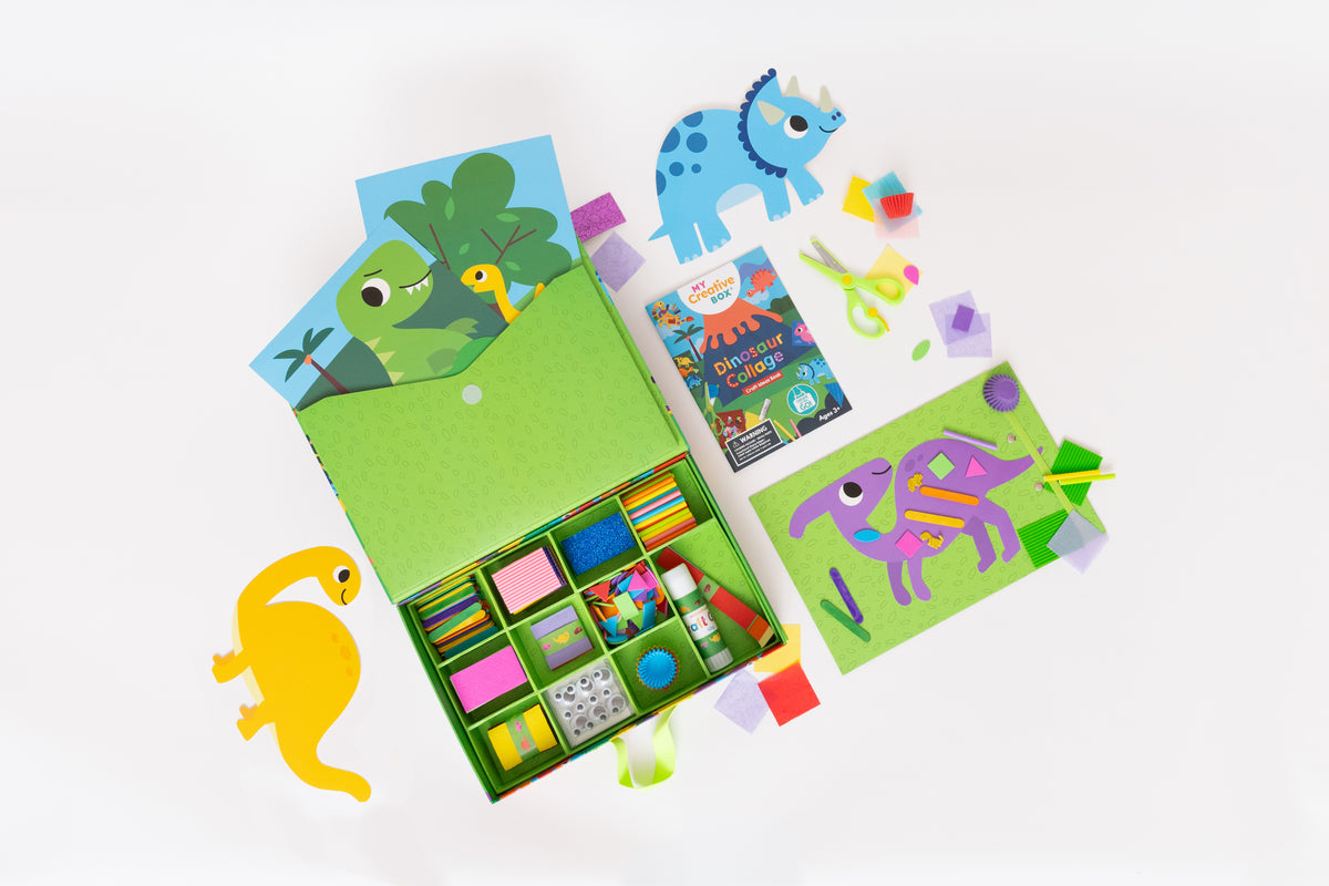 My Creative Box Dinosaur Collage Sensory Activity Box