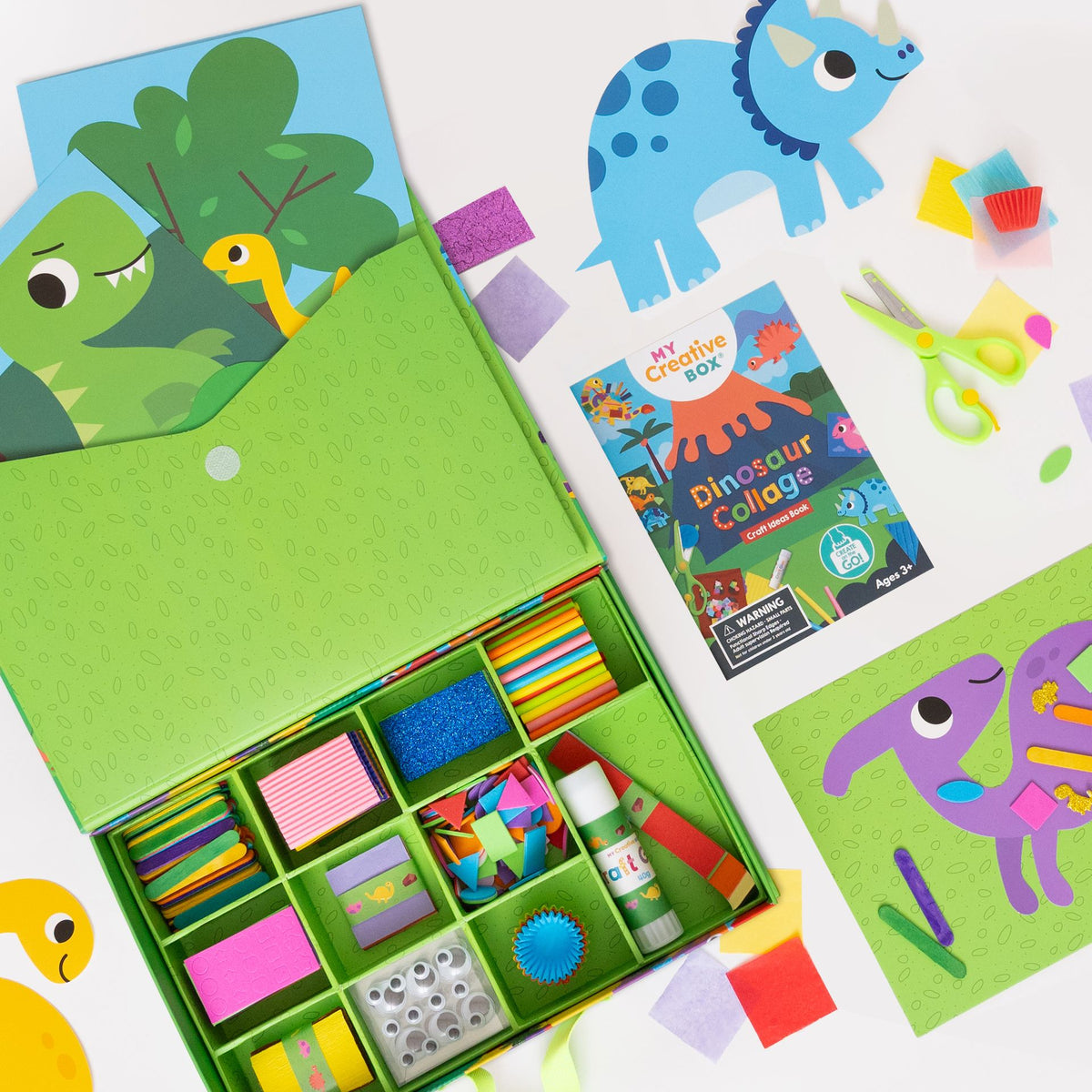 My Creative Box Dinosaur Collage Sensory Activity Box