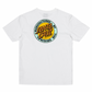 Santa Cruz MFG Retro Dot Tee White with Yellow