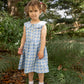 Milky Daisy Check Dress