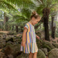 Milky Fiesta Crinkle Dress