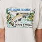 Just Another Fisherman Mini Casting & Mending Tee Antique White