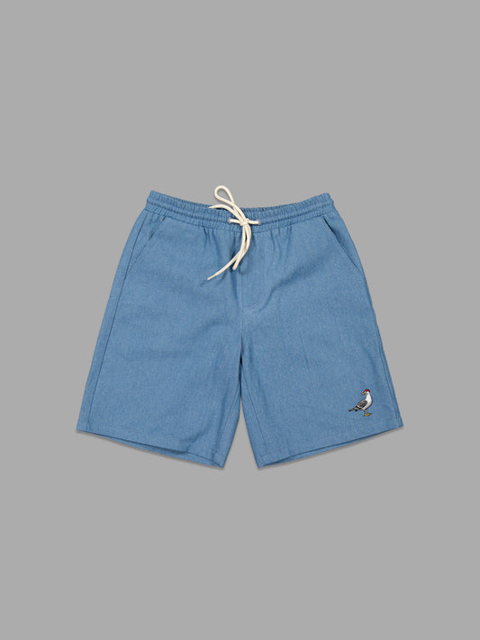 Just Another Fisherman Mini Gull Shorts Blue Denim