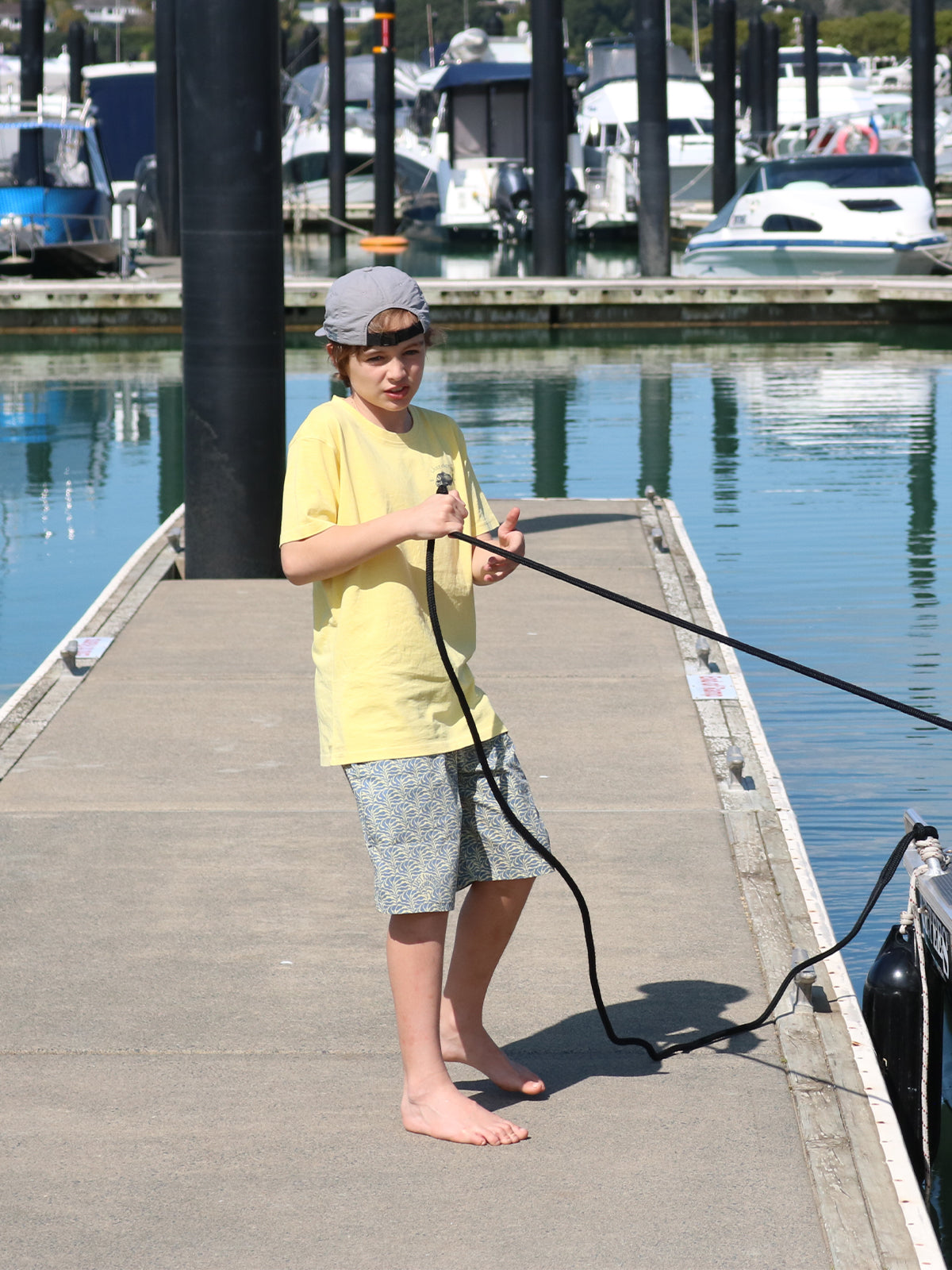 Just Another Fisherman Mini Kelp Shorts Sunblast