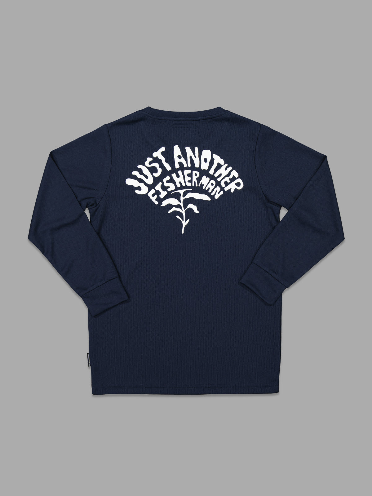 Just Another Fisherman Mini Kelp UPF40 Long Sleeve Tee Navy