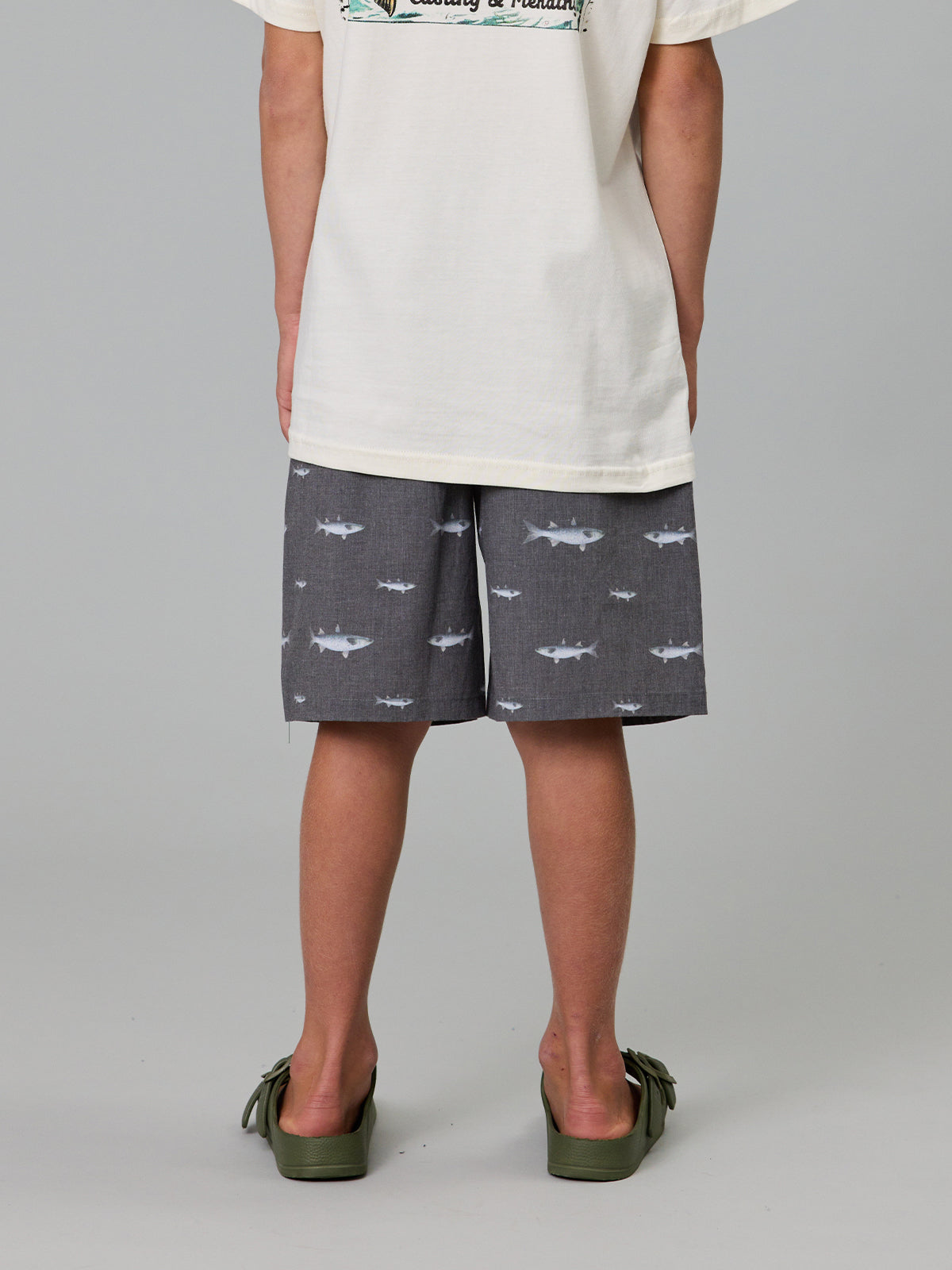 Just Another Fisherman Mini Mullet Shorts Antique Black