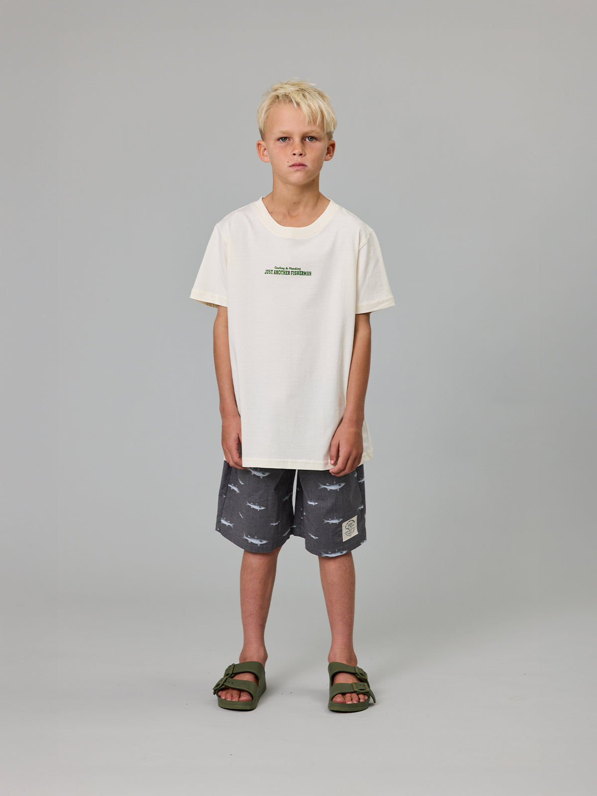 Just Another Fisherman Mini Mullet Shorts Antique Black