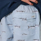Just Another Fisherman Mini Mullet Shorts Sterling Blue
