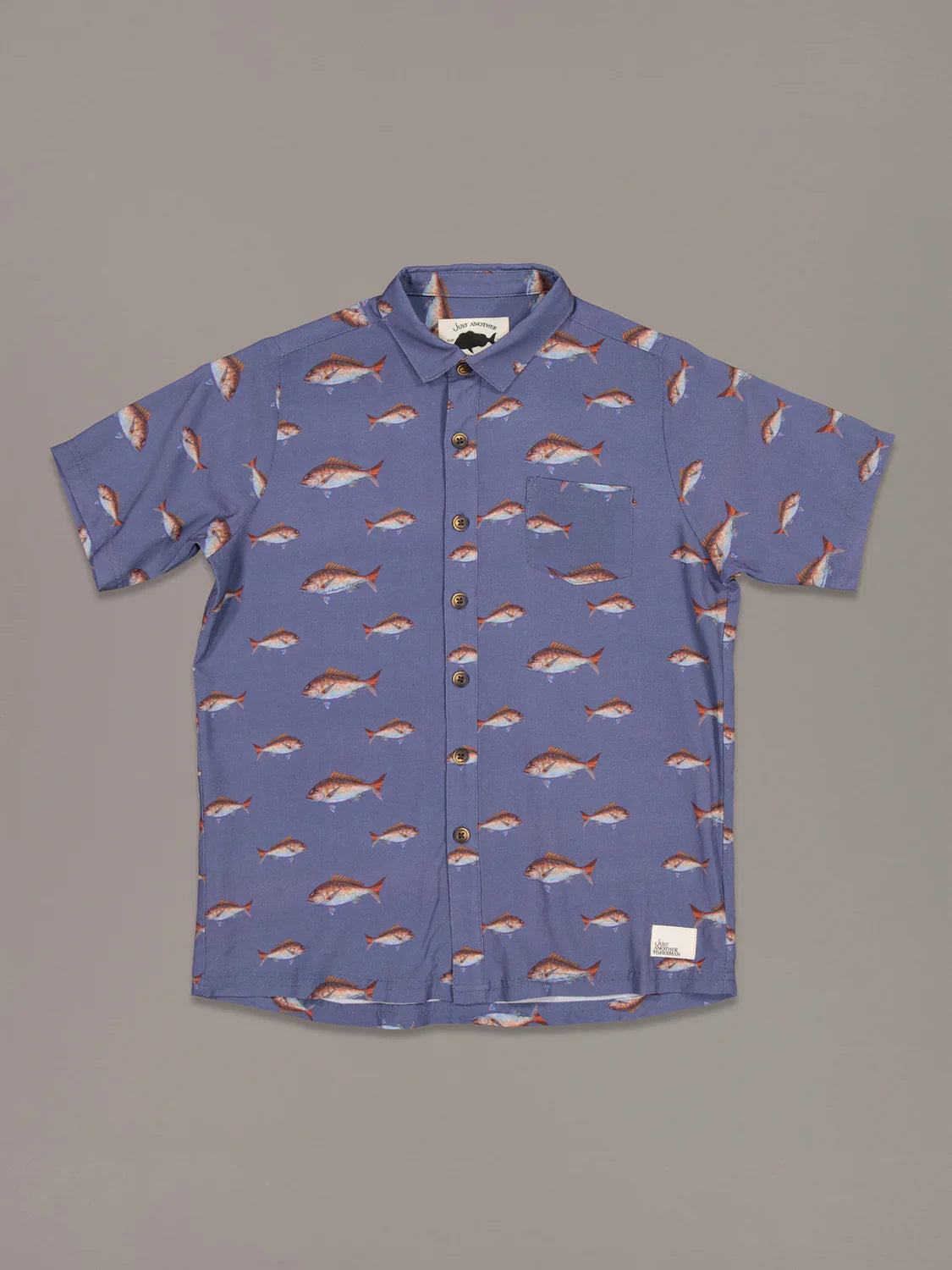 Just Another Fisherman Mini Snaps Shirt Dark Denim