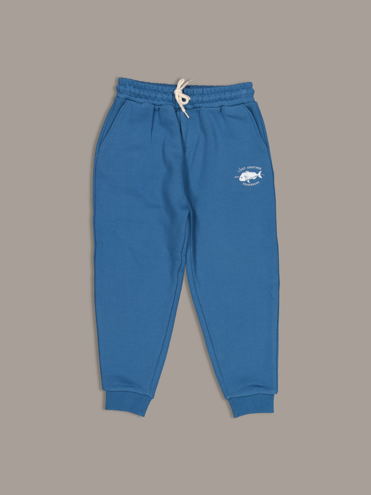 Just Another Fisherman Mini Snapper Trackpants Salvage Blue