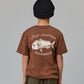 Just Another Fisherman Mini Snapper Tee Brown