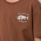 Just Another Fisherman Mini Snapper Tee Brown