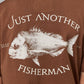 Just Another Fisherman Mini Snapper Tee Brown