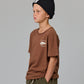 Just Another Fisherman Mini Snapper Tee Brown