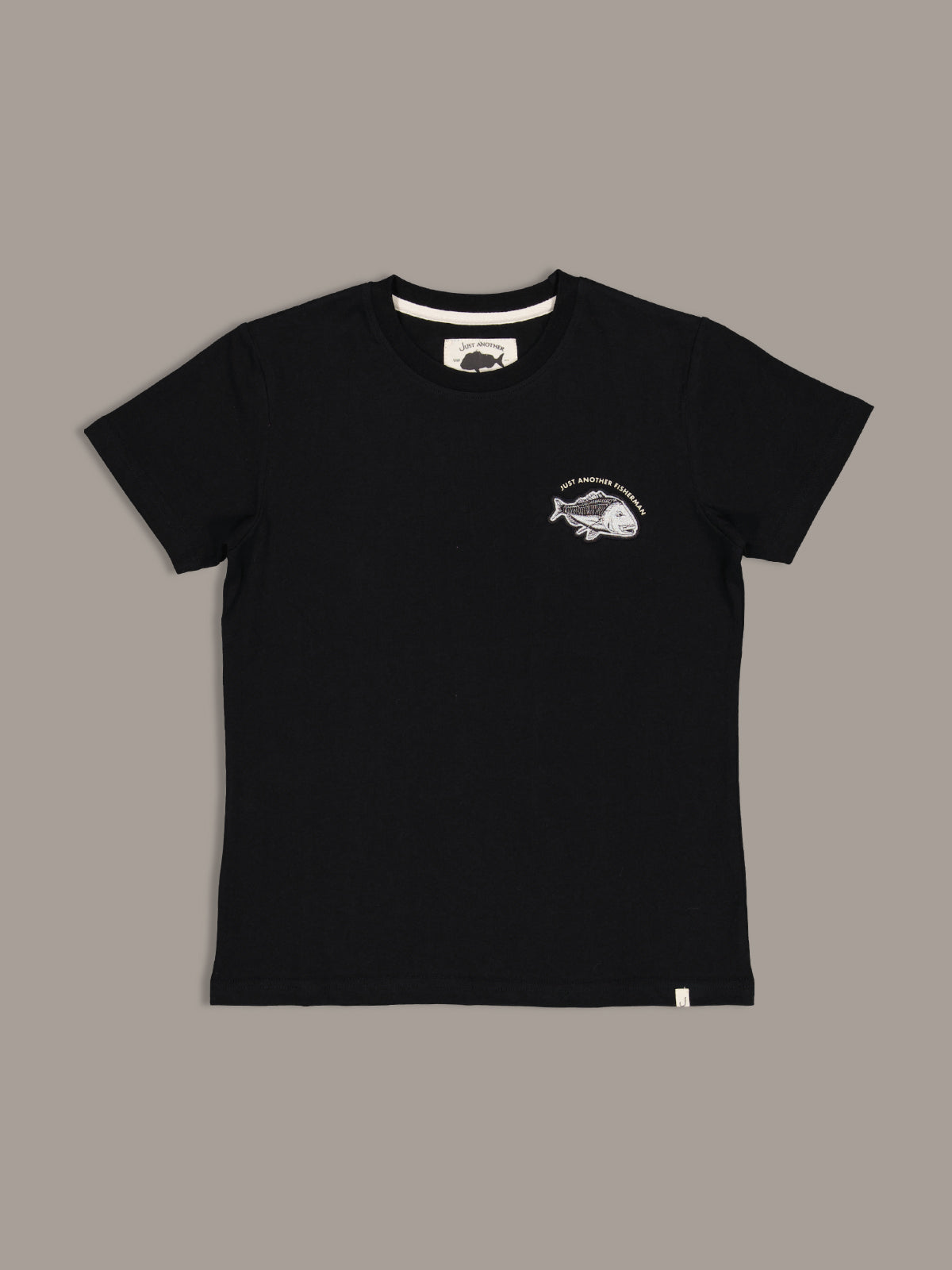 Just Another Fisherman Mini Snaps Tee Black