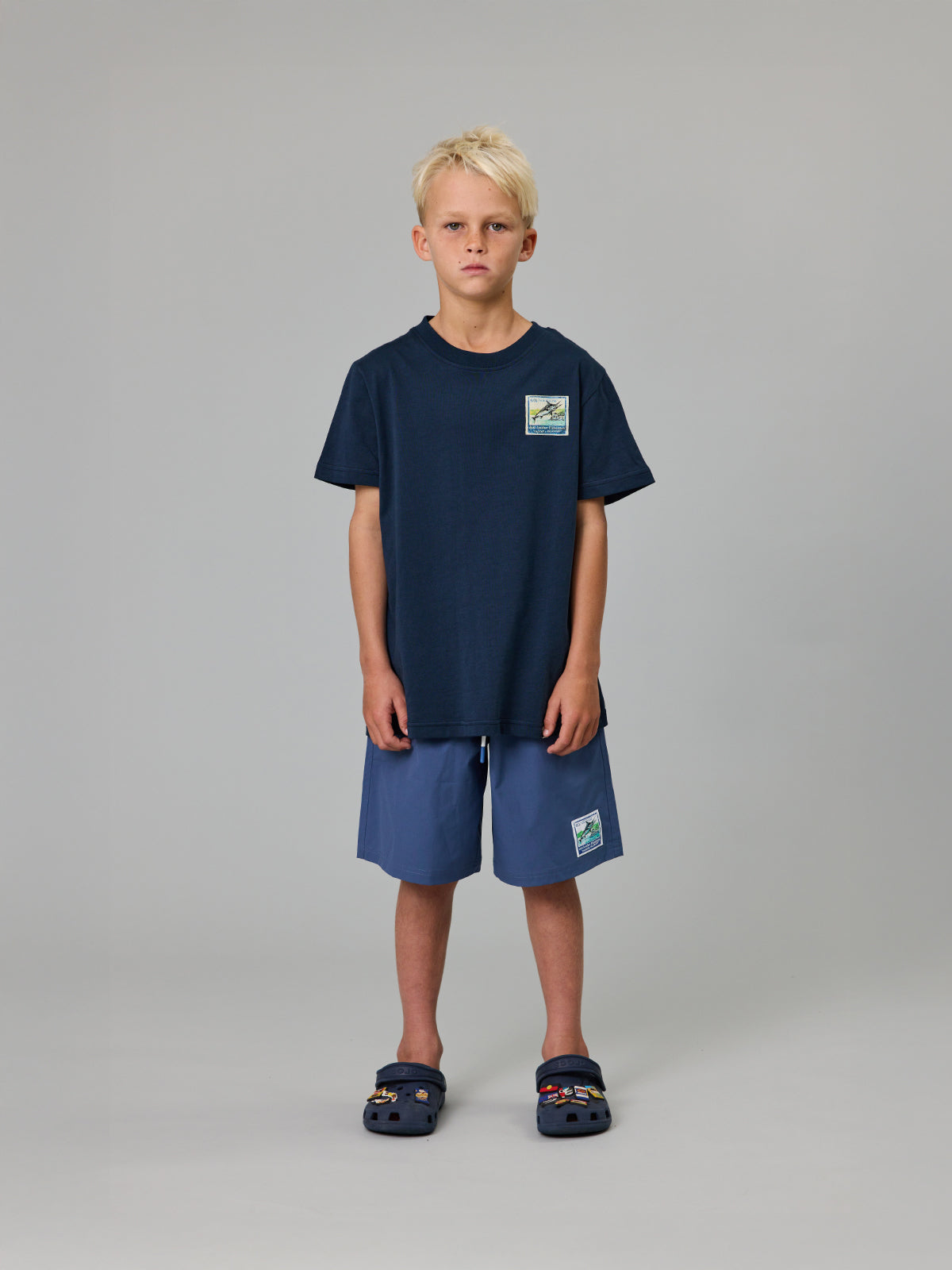 Just Another Fisherman Mini Tagged & Release Shorts Blue