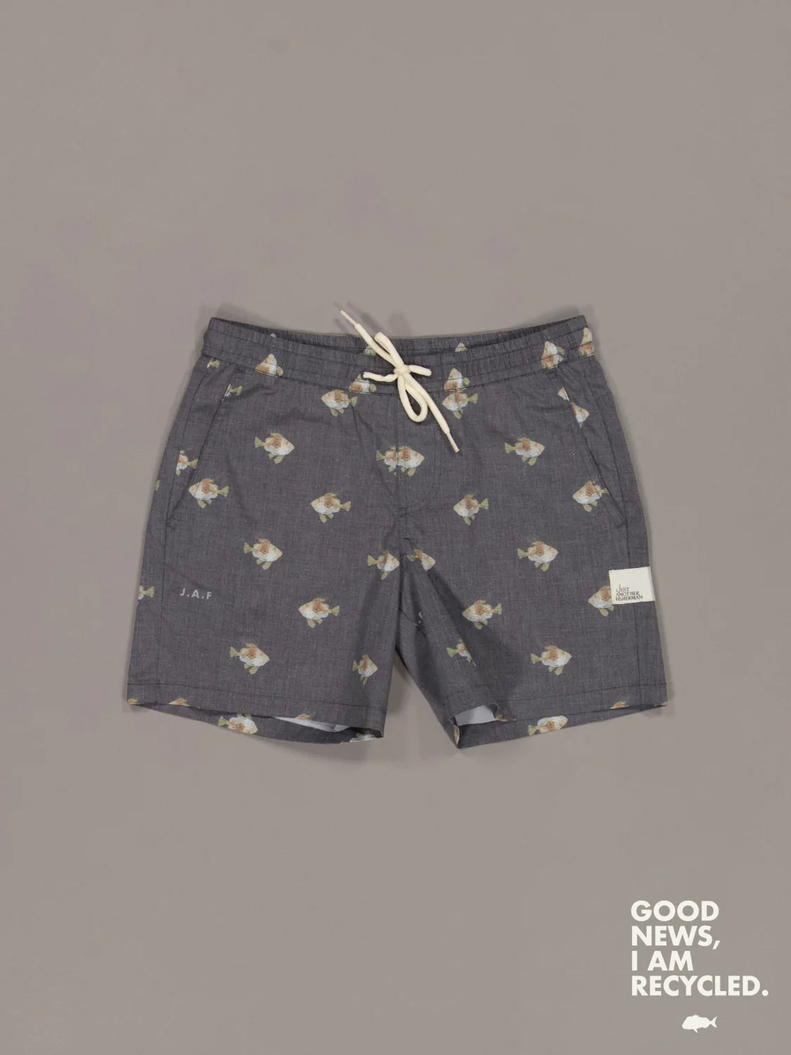 Just Another Fisherman Mini Zeus Shorts Asphalt