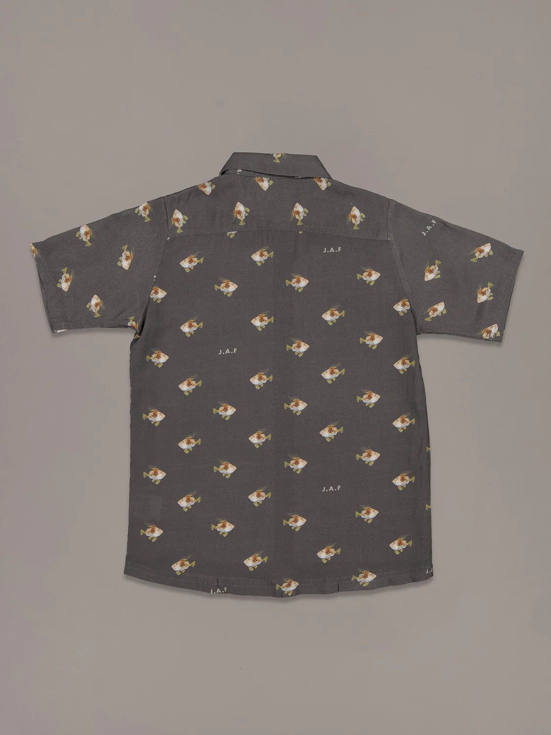 Just Another Fisherman Mini Zeus Shirt Asphalt