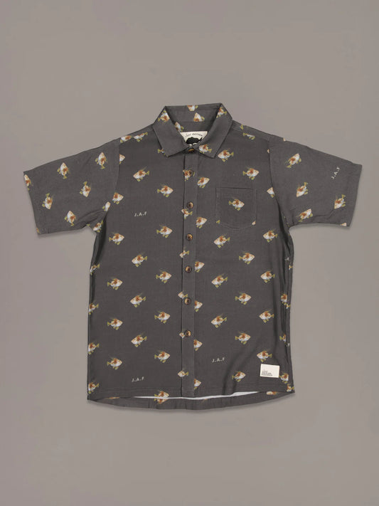 Just Another Fisherman Mini Zeus Shirt Asphalt