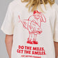 Just Another Fisherman Mini Do The Miles Tee Antique White