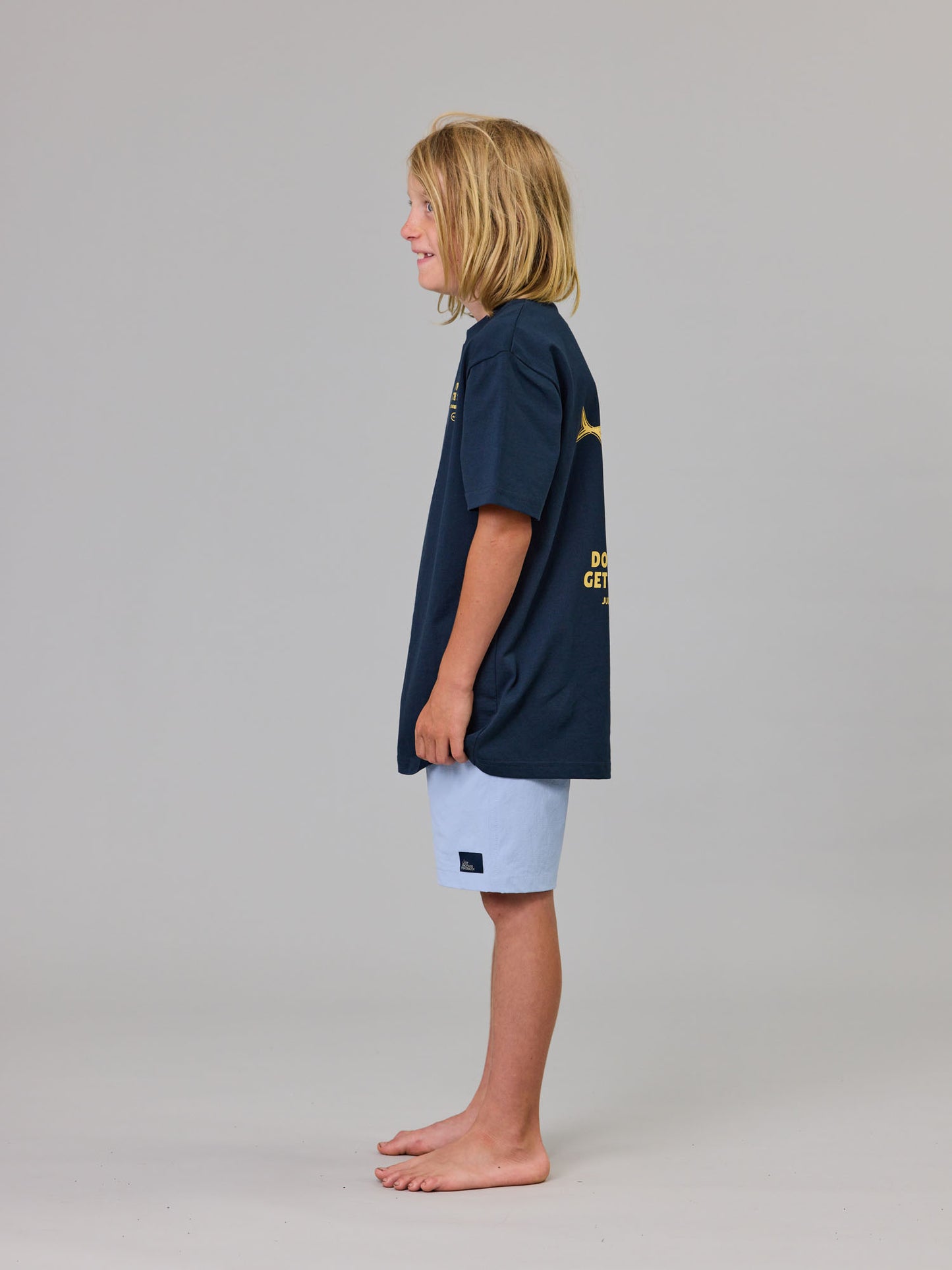 Just Another Fisherman Mini Do The Miles Tee Navy