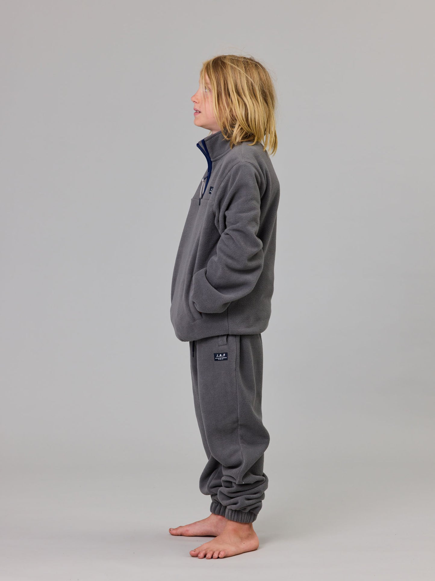Just Another Fisherman Mini Ranger 1/4 Zip Charcoal