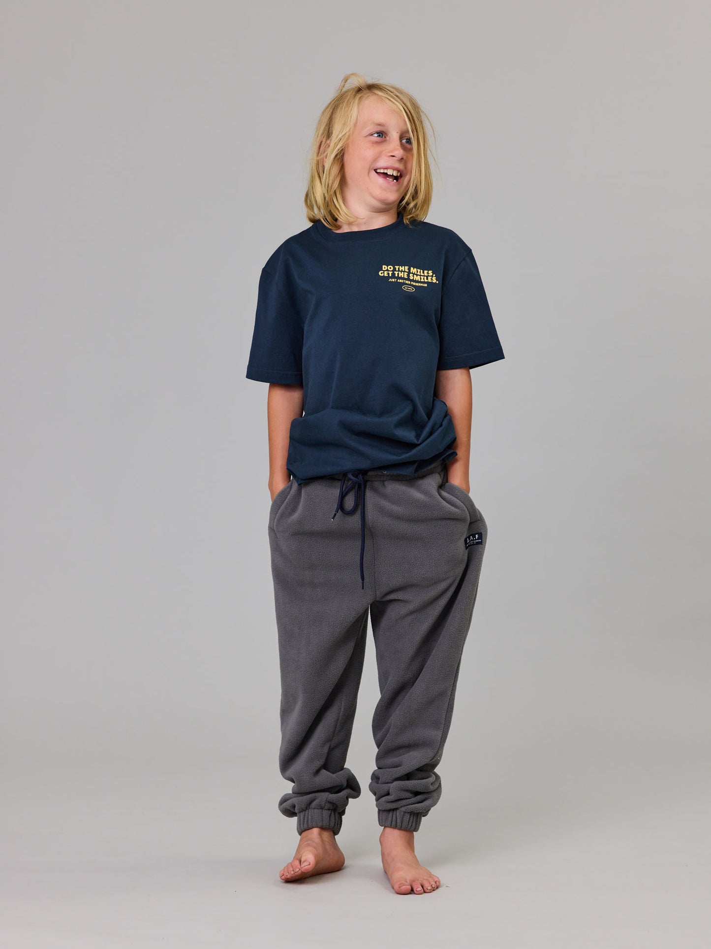 Just Another Fisherman Mini Ranger Trackpants Charcoal