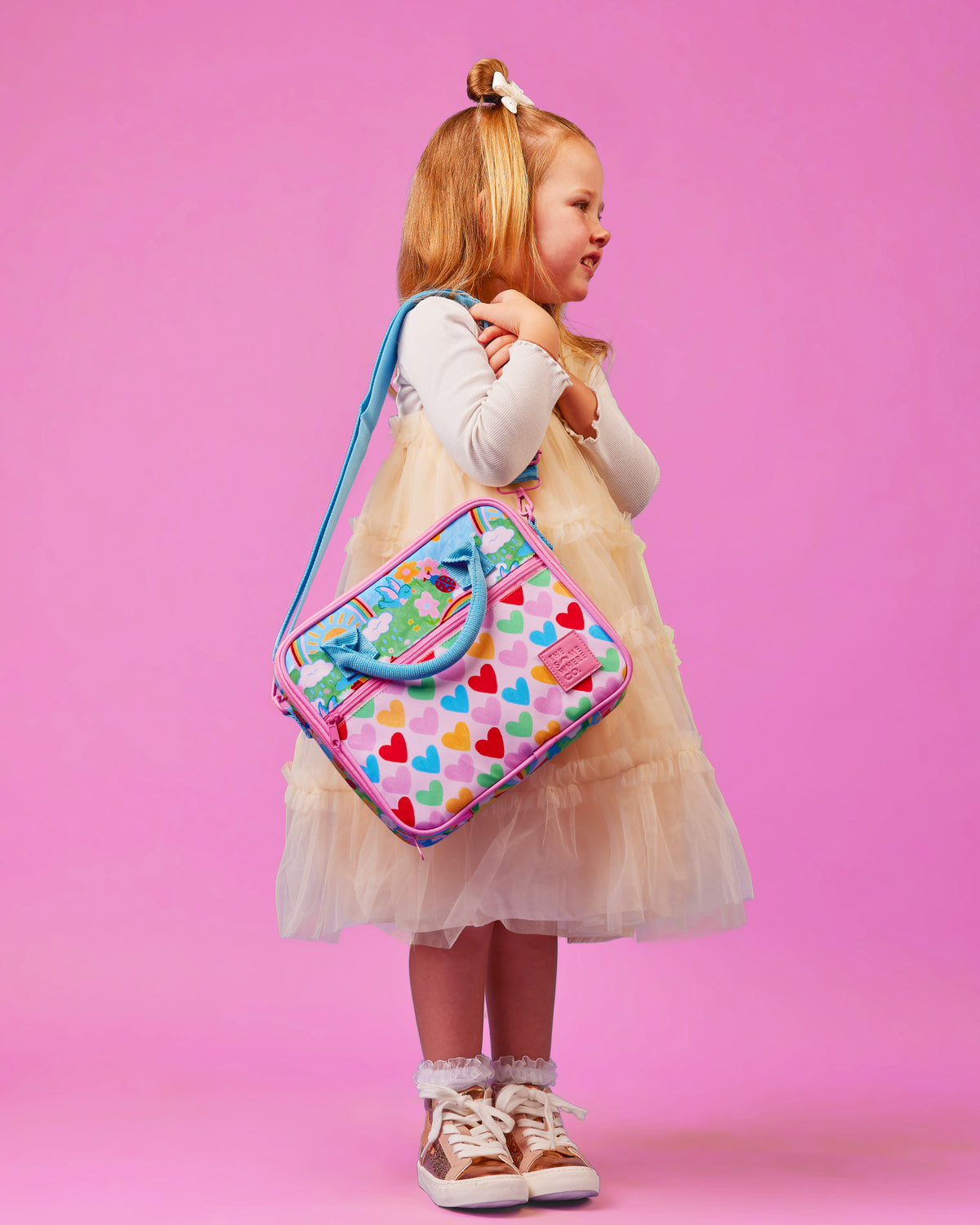 Mini Crunch Lunch Case Rainbow Garden