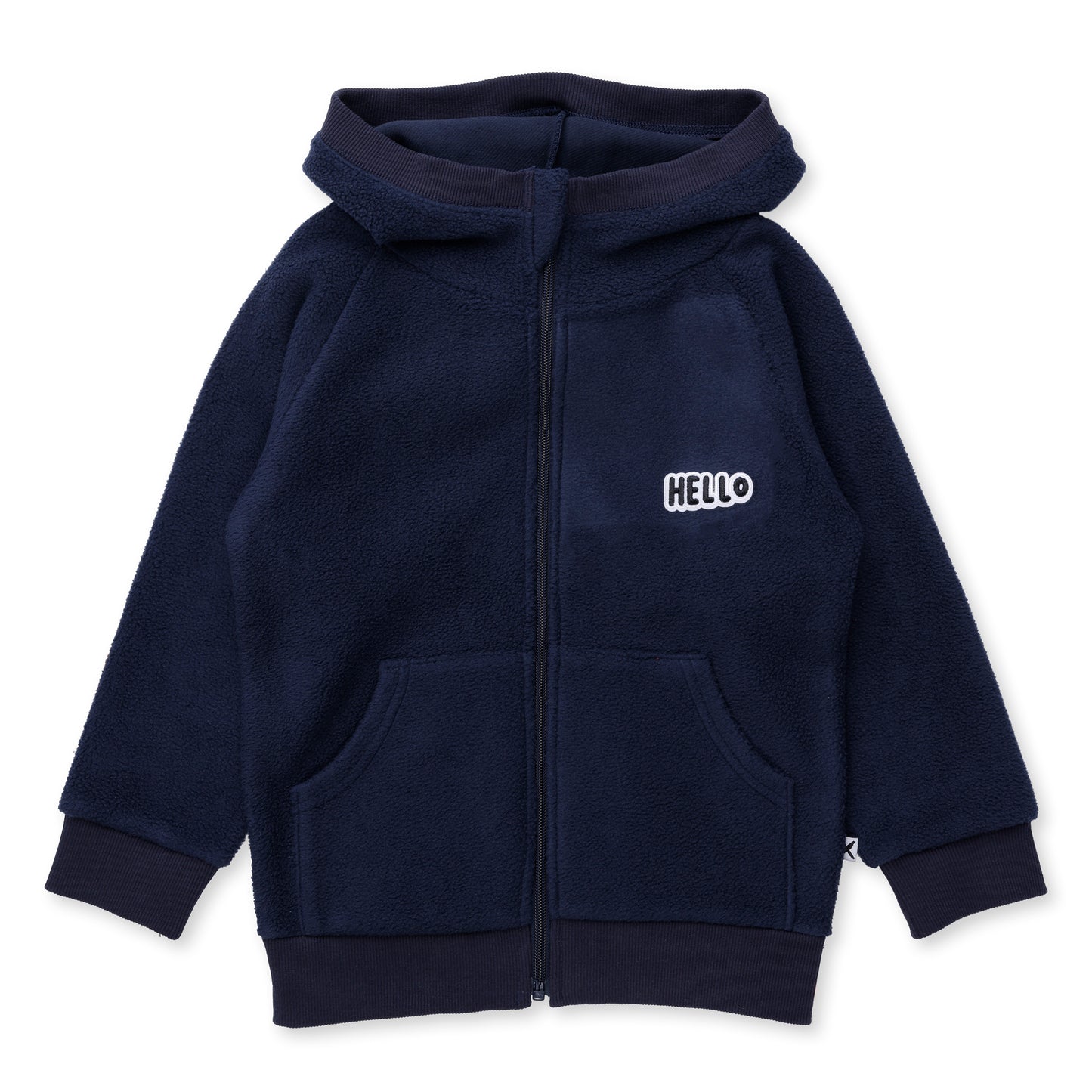 Minti Teddy Zip Up Navy