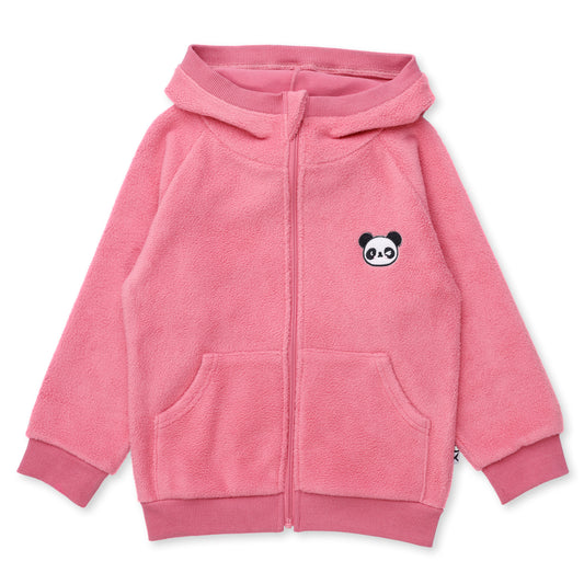 Minti Teddy Zip Up Bubblegum