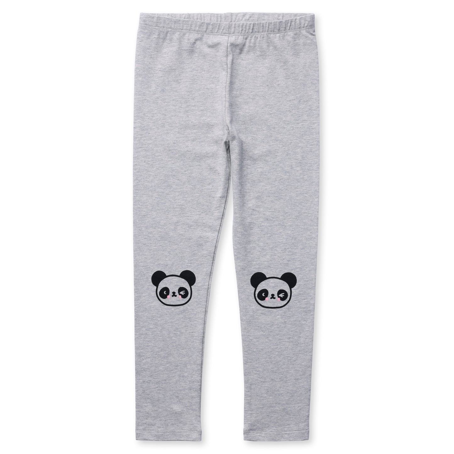 Minti Panda Tights Grey Marle