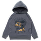 Minti Born To Be Wild Furry Hood Dark Grey