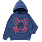 Minti Le Crab Furry Hood Navy