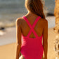 Minihaha Koa Fluro Pink Swimsuit
