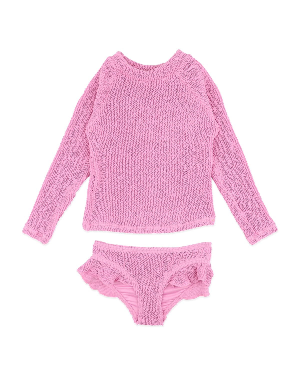 Minihaha Peony Crinkle Long Sleeve Rash Set