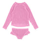 Minihaha Peony Crinkle Long Sleeve Rash Set