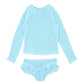Minihaha Blue Fizz Crinkle Long Sleeve Rash Set