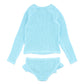 Minihaha Blue Fizz Crinkle Long Sleeve Rash Set