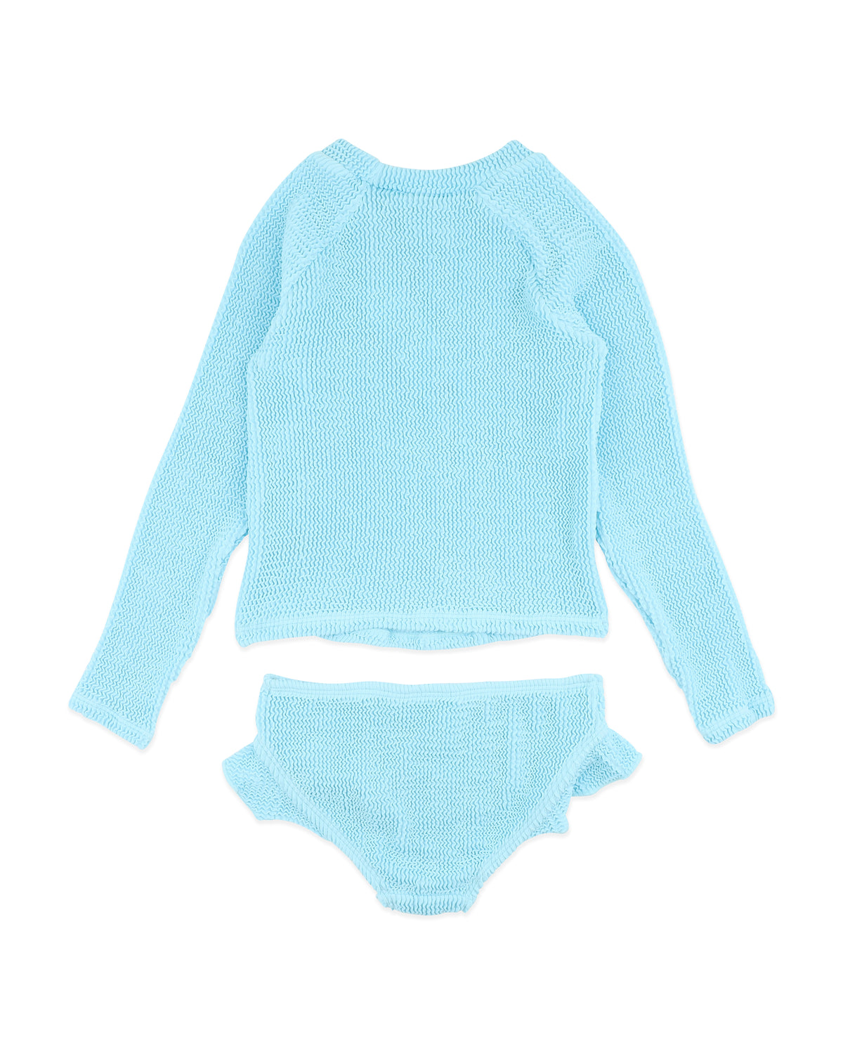 Minihaha Blue Fizz Crinkle Long Sleeve Rash Set