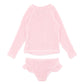 Minihaha Pale Pink Crinkle Long Sleeve Rash Set