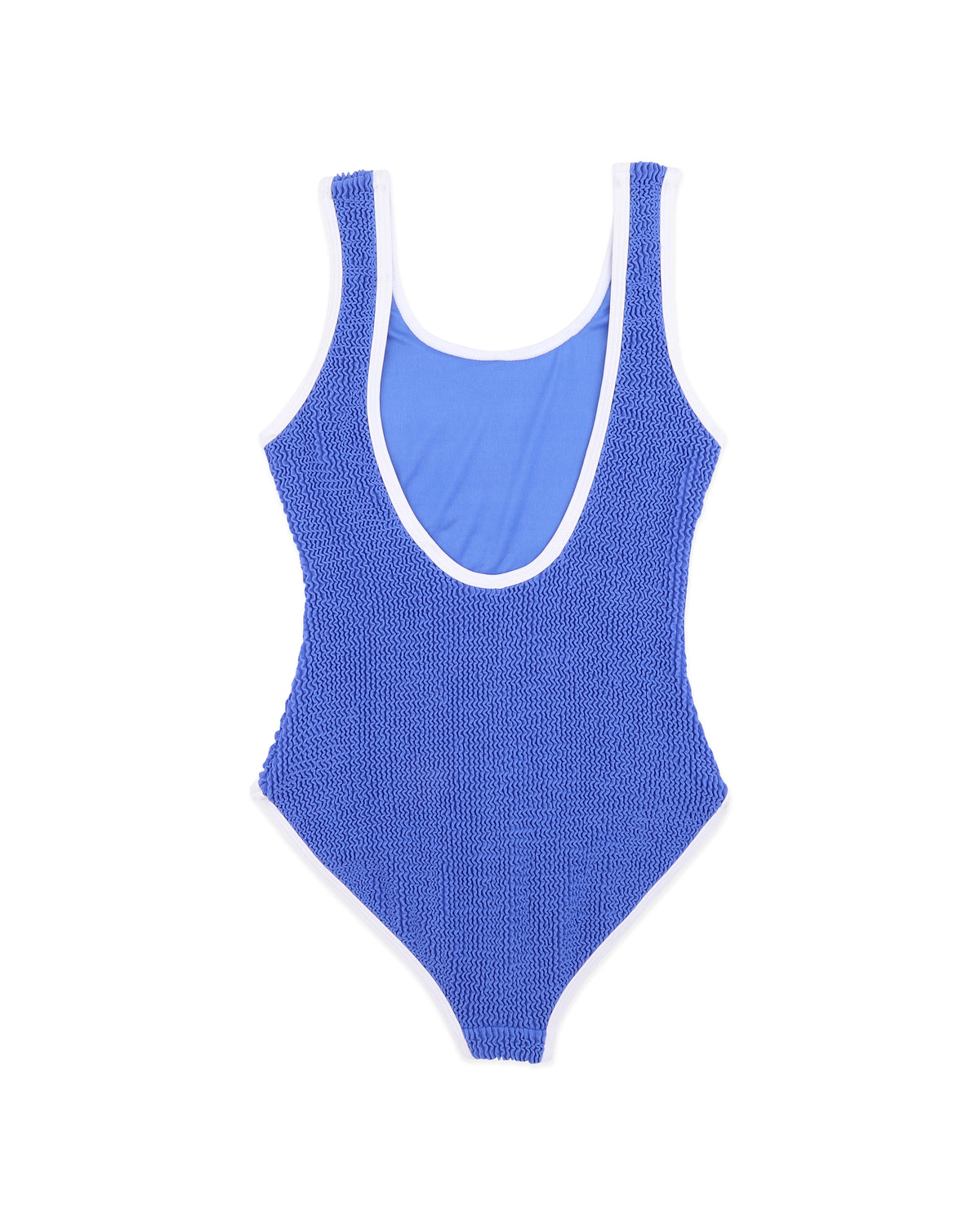 Minihaha Cobalt Blue/White Crinkle Swimsuit
